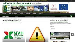 Bükk-térségi LEADER Egyesület weboldala